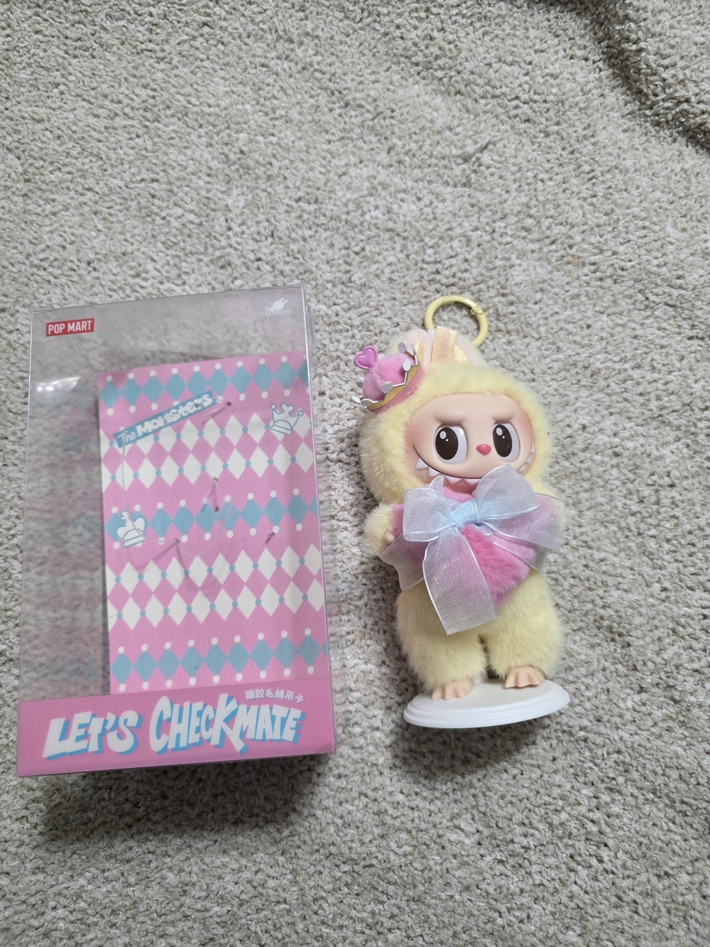 Pop Mart Plush Lets Checkmate Labubu